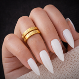 14 Ayar Altın Kaplama Ayetel Kürsi Yüzük